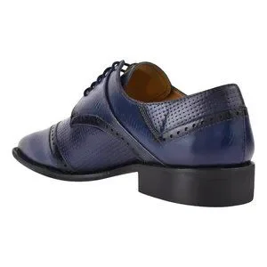 Kazma Navy OXFORD STYLE DRESS SHOES Libertyzeno | Shoes | Kazma Navy Oxford Style Dress Shoes  main image 2